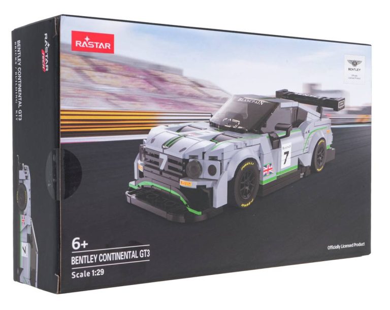 Kockice Bentley Continental Gt3 1:29 Sivi Rastar 3