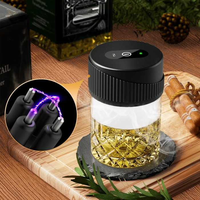 Komplet Za Dimljenja Whisky Električni Whisky Smoker 2