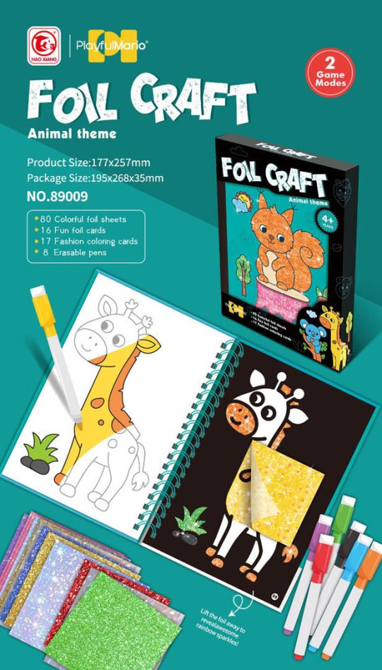 Kreativni Set 2 U 1 Životinje – Bojanka I Ukrašavanje 1