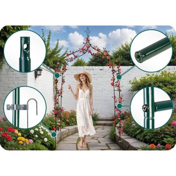 Lučna Vrtna Pergola 265 Cm Plonos 6