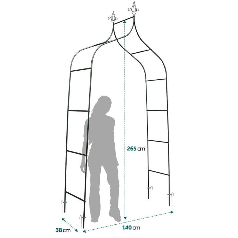 Lučna Vrtna Pergola 265 Cm Plonos 7