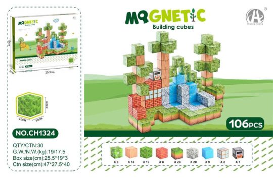 Magnetne Kocke 106 Dijelova šareni 1