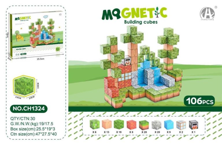 Magnetne Kocke 106 Dijelova šareni 1