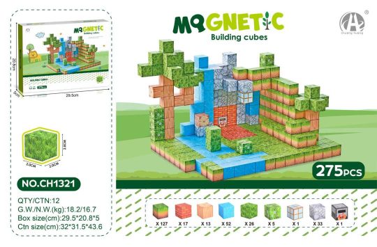 Magnetne Kocke 275 Dijelova 1