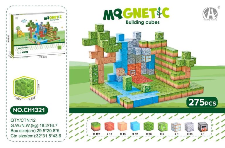Magnetne Kocke 275 Dijelova 1