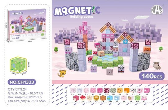 Magnetne Kocke 3d 140 Dijelova 1