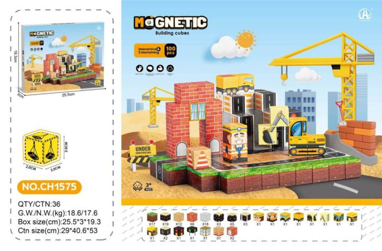 Magnetne Kocke Gradilište 100 Dijelova 1