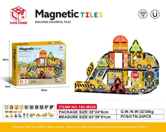 Magnetne Kocke Gradilište 41 Dijelova 1