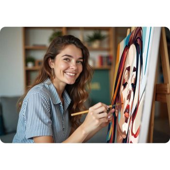 Massido Slikanje Po Brojevima Portret žene 40 X 50 Cm 9