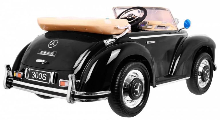 Mercedes Benz 300s Retro Auto Na Akumulator Crno 2