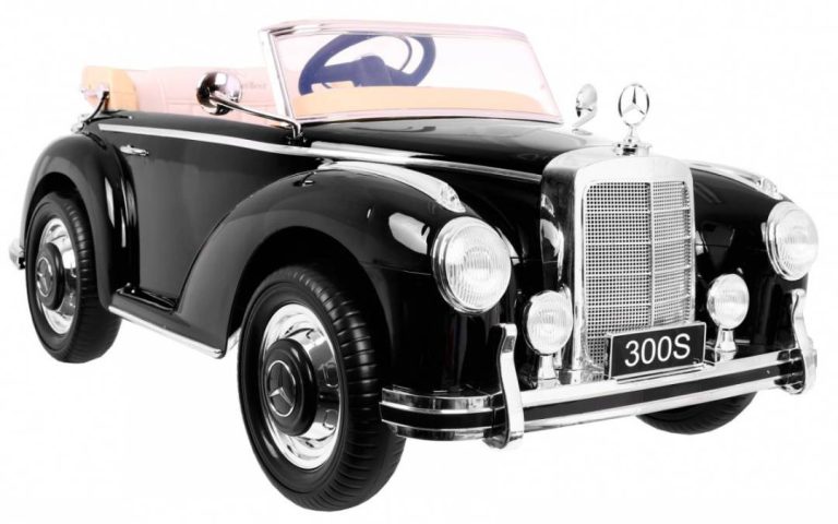 Mercedes Benz 300s Retro Auto Na Akumulator Crno 3