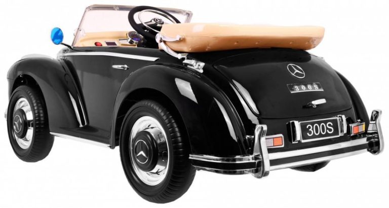 Mercedes Benz 300s Retro Auto Na Akumulator Crno 4
