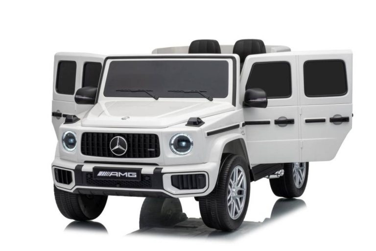 Mercedes G63 Amg Dječji Automobil Na Akumulator Bijeli 12