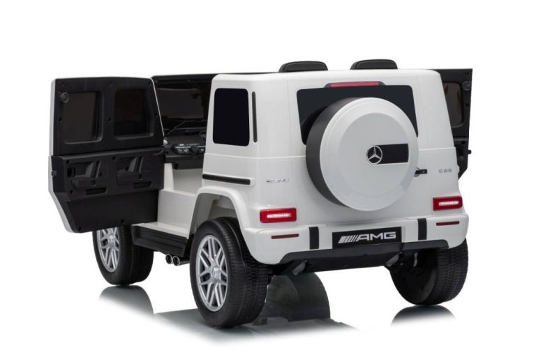 Mercedes G63 Amg Dječji Automobil Na Akumulator Bijeli 13