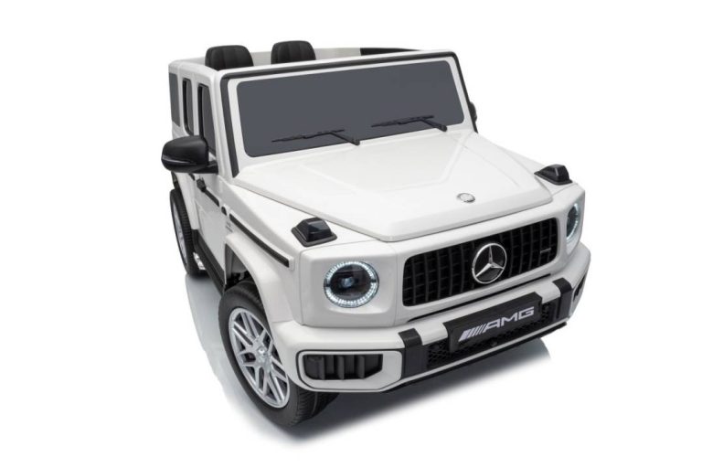 Mercedes G63 Amg Dječji Automobil Na Akumulator Bijeli 19
