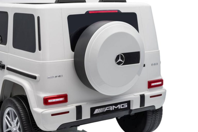 Mercedes G63 Amg Dječji Automobil Na Akumulator Bijeli 30