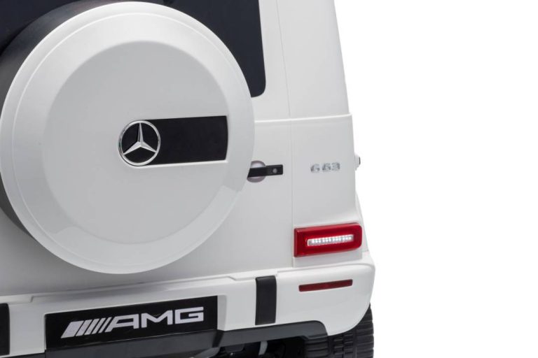 Mercedes G63 Amg Dječji Automobil Na Akumulator Bijeli 32