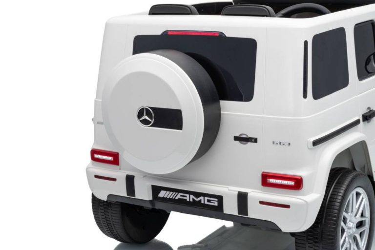 Mercedes G63 Amg Dječji Automobil Na Akumulator Bijeli 34