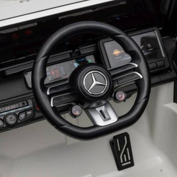 Mercedes G63 Amg Dječji Automobil Na Akumulator Bijeli 36