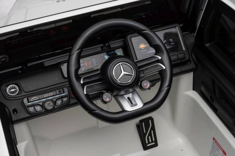 Mercedes G63 Amg Dječji Automobil Na Akumulator Bijeli 36
