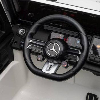 Mercedes G63 Amg Dječji Automobil Na Akumulator Bijeli 37