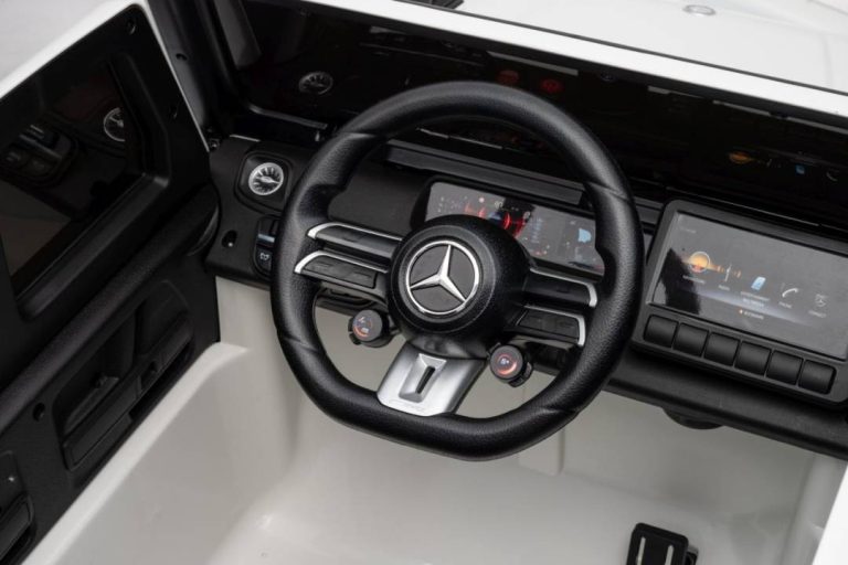 Mercedes G63 Amg Dječji Automobil Na Akumulator Bijeli 37