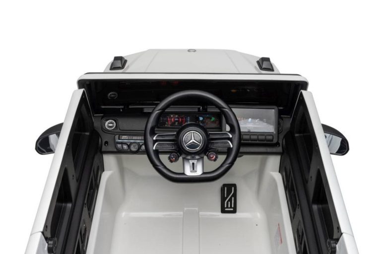 Mercedes G63 Amg Dječji Automobil Na Akumulator Bijeli 38