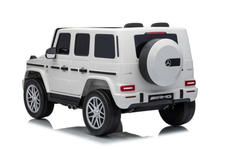 Mercedes G63 Amg Dječji Automobil Na Akumulator Bijeli 4
