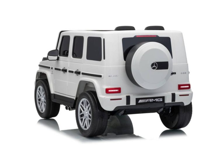 Mercedes G63 Amg Dječji Automobil Na Akumulator Bijeli 5