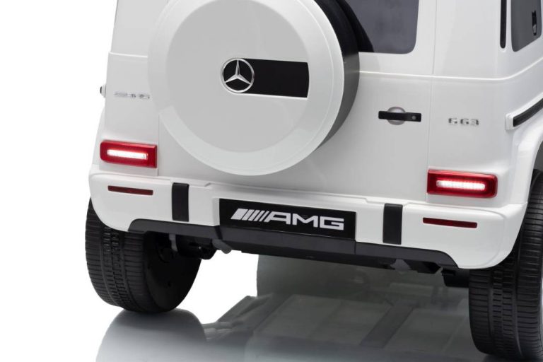 Mercedes G63 Amg Dječji Automobil Na Akumulator Bijeli 56