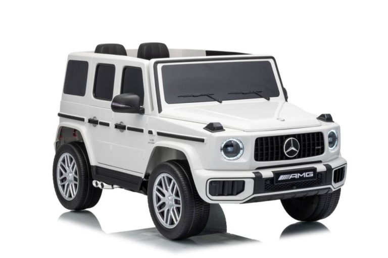 Mercedes G63 Amg Dječji Automobil Na Akumulator Bijeli 9