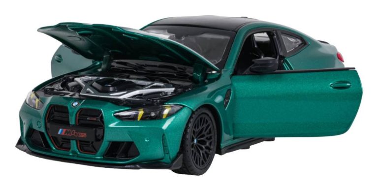 Metalni Autić Bmw M4 Cs 1:24 Zeleni 3