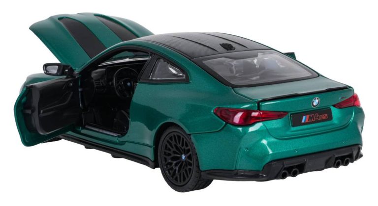 Metalni Autić Bmw M4 Cs 1:24 Zeleni 4