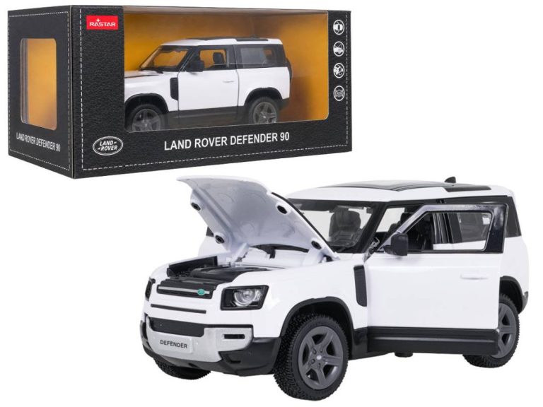 Metalni Autić Land Rover Defender 90 1:24 Bijeli Rastar 1
