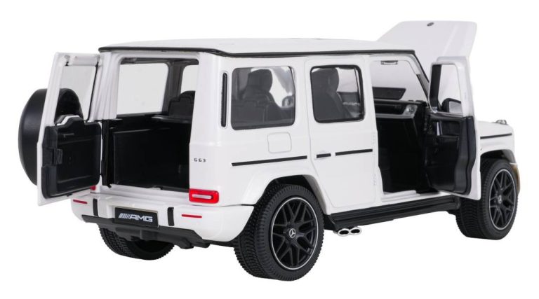 Metalni Autić Mercedes Amg G63 1:24 Bijeli Rastar 5