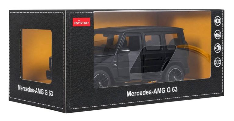 Metalni Autić Mercedes Amg G63 Rastar 1:24 Crni 6