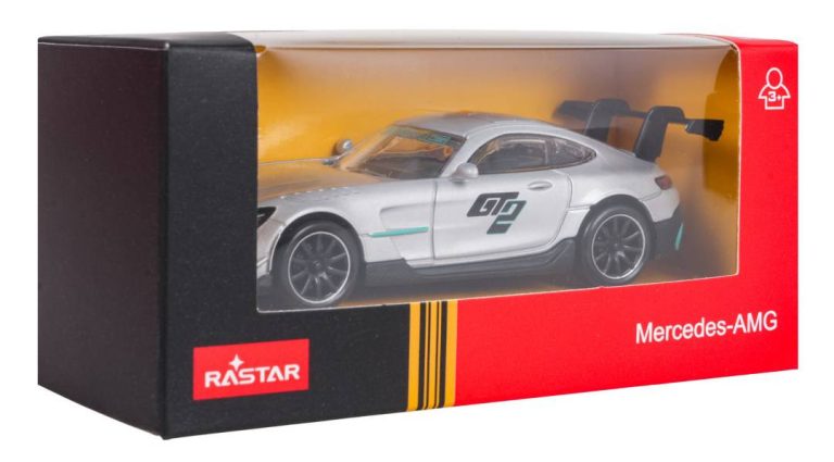 Metalni Autić Mercedes Amg Gt2 1:43 Srebrni Rastar 6