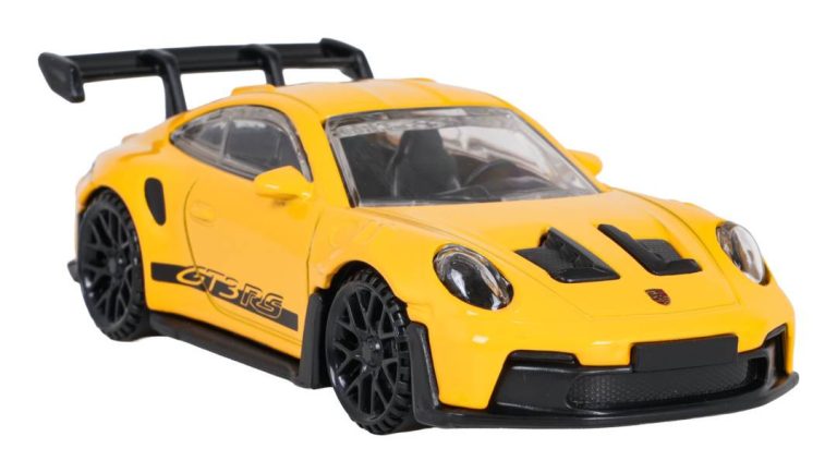 Metalni Autić Porsche 911 Gt3 Rs 1:43 žuti Rastar 5
