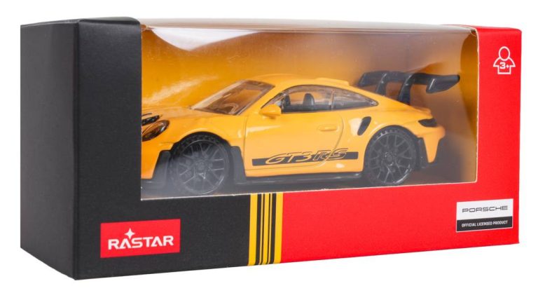 Metalni Autić Porsche 911 Gt3 Rs 1:43 žuti Rastar 6
