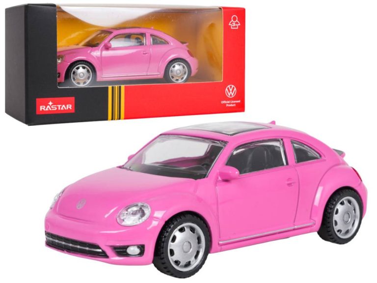 Metalni Autić Volkswagen Beetle 1:43 Roza 1