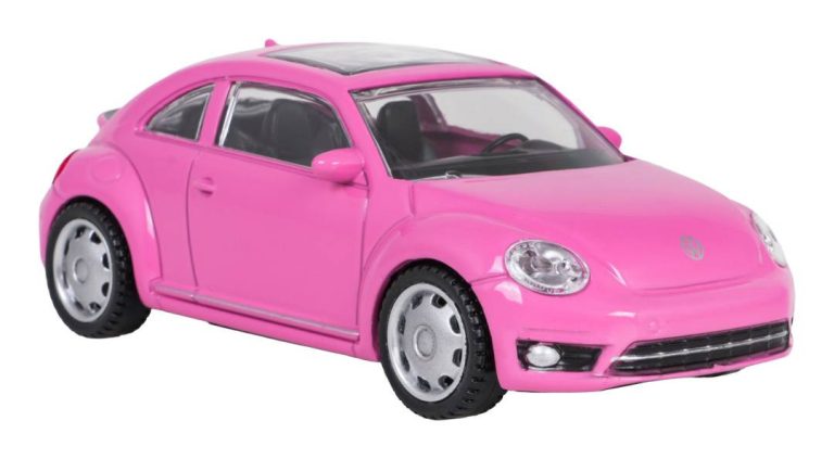Metalni Autić Volkswagen Beetle 1:43 Roza 2