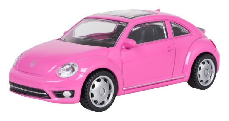 Metalni Autić Volkswagen Beetle 1:43 Roza 3