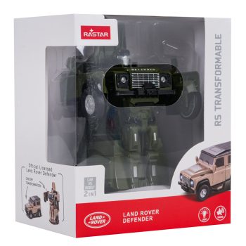 Metalni Auto Robot 2 U 1 Land Rover Defender Rastar Zeleni 1:32 10