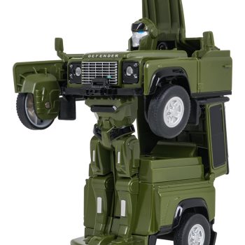 Metalni Auto Robot 2 U 1 Land Rover Defender Rastar Zeleni 1:32 3