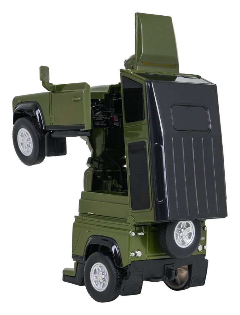 Metalni Auto Robot 2 U 1 Land Rover Defender Rastar Zeleni 1:32 4