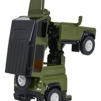 Metalni Auto Robot 2 U 1 Land Rover Defender Rastar Zeleni 1:32 5