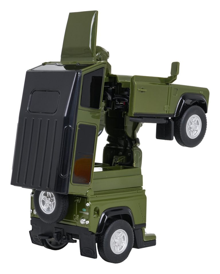 Metalni Auto Robot 2 U 1 Land Rover Defender Rastar Zeleni 1:32 5