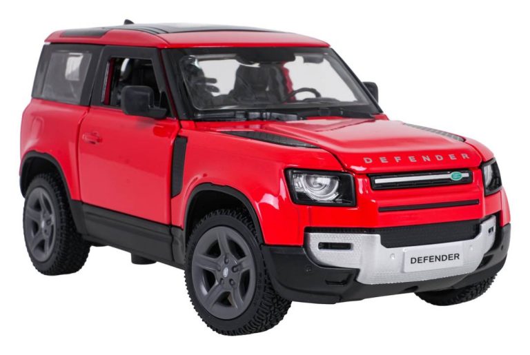 Metalni Automobil Land Rover Defender 90 Rastar 1:24 Crveni 2