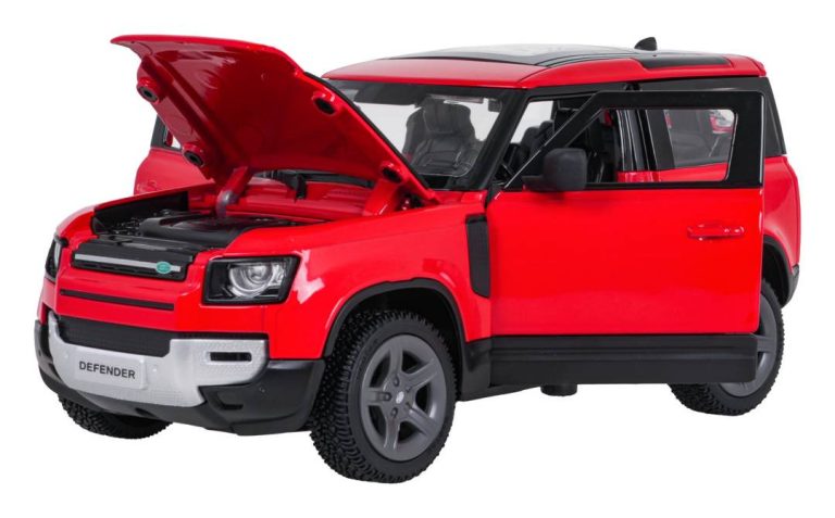 Metalni Automobil Land Rover Defender 90 Rastar 1:24 Crveni 3