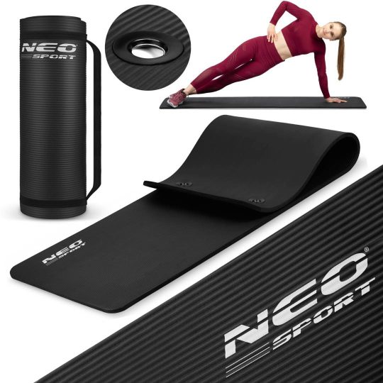 Neo Sport Crna Podloga Za Vježbanje S Otvorima 183 X 60 Cm 1